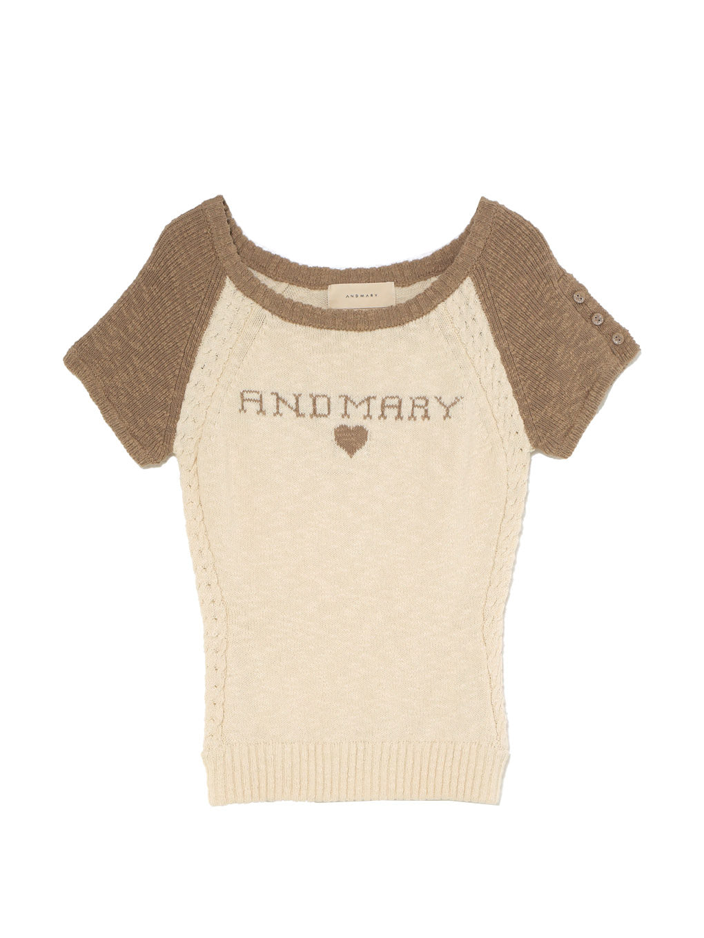 Mary logo raglan tops