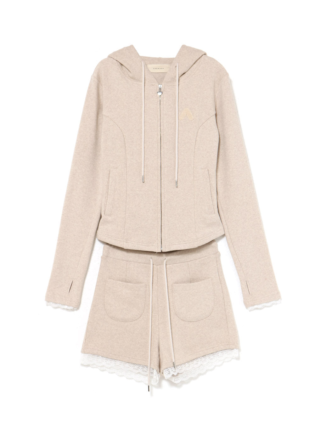 ANDMARY】Viola hoodie set up