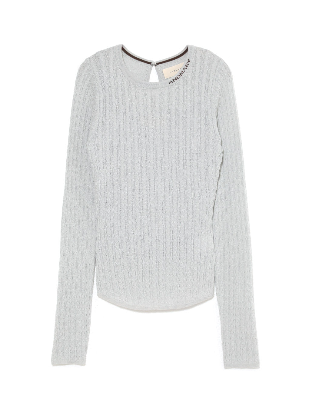Logo knit tops