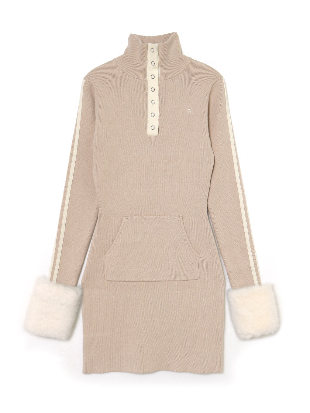 ANDMAANDMARY♡新品♡ Fur pocket mini dress beige