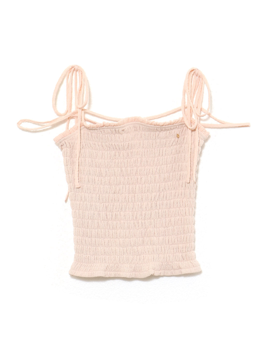 Shirring ribbon camisole