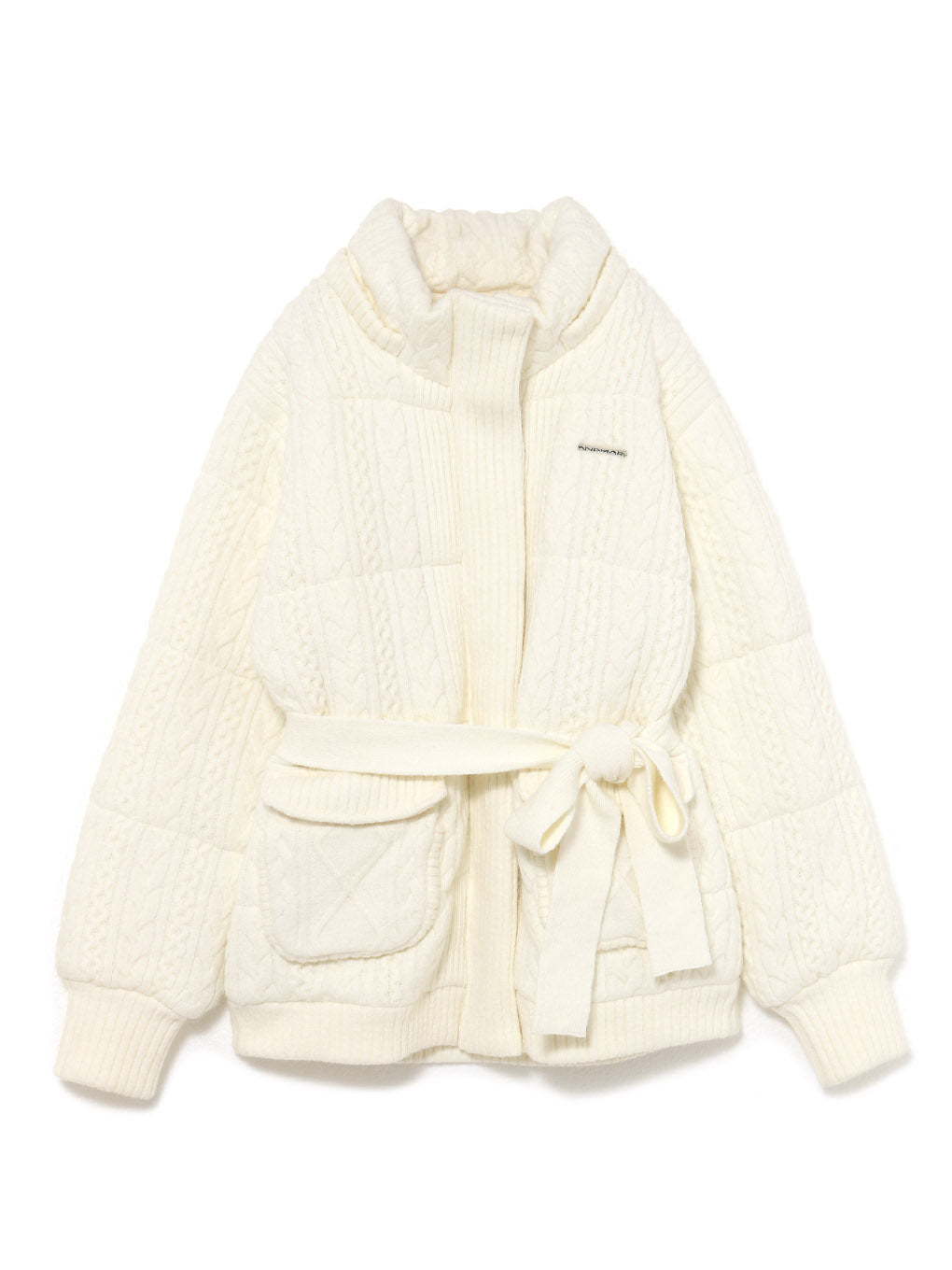 Mary quilting knit shape jacket