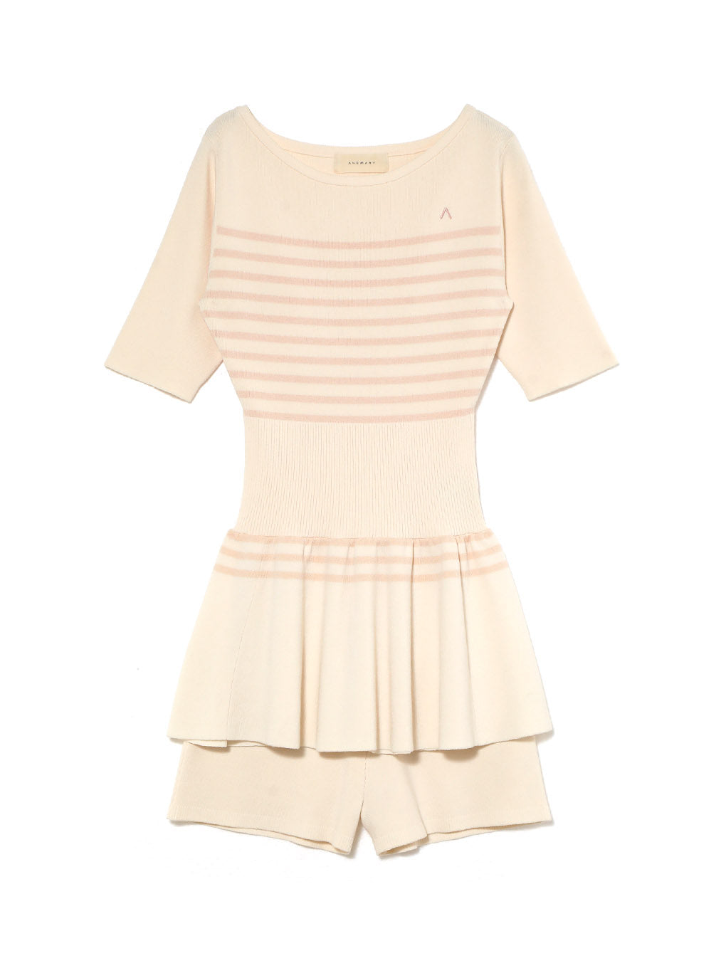 ANDMARY】Connie peplum knit set up