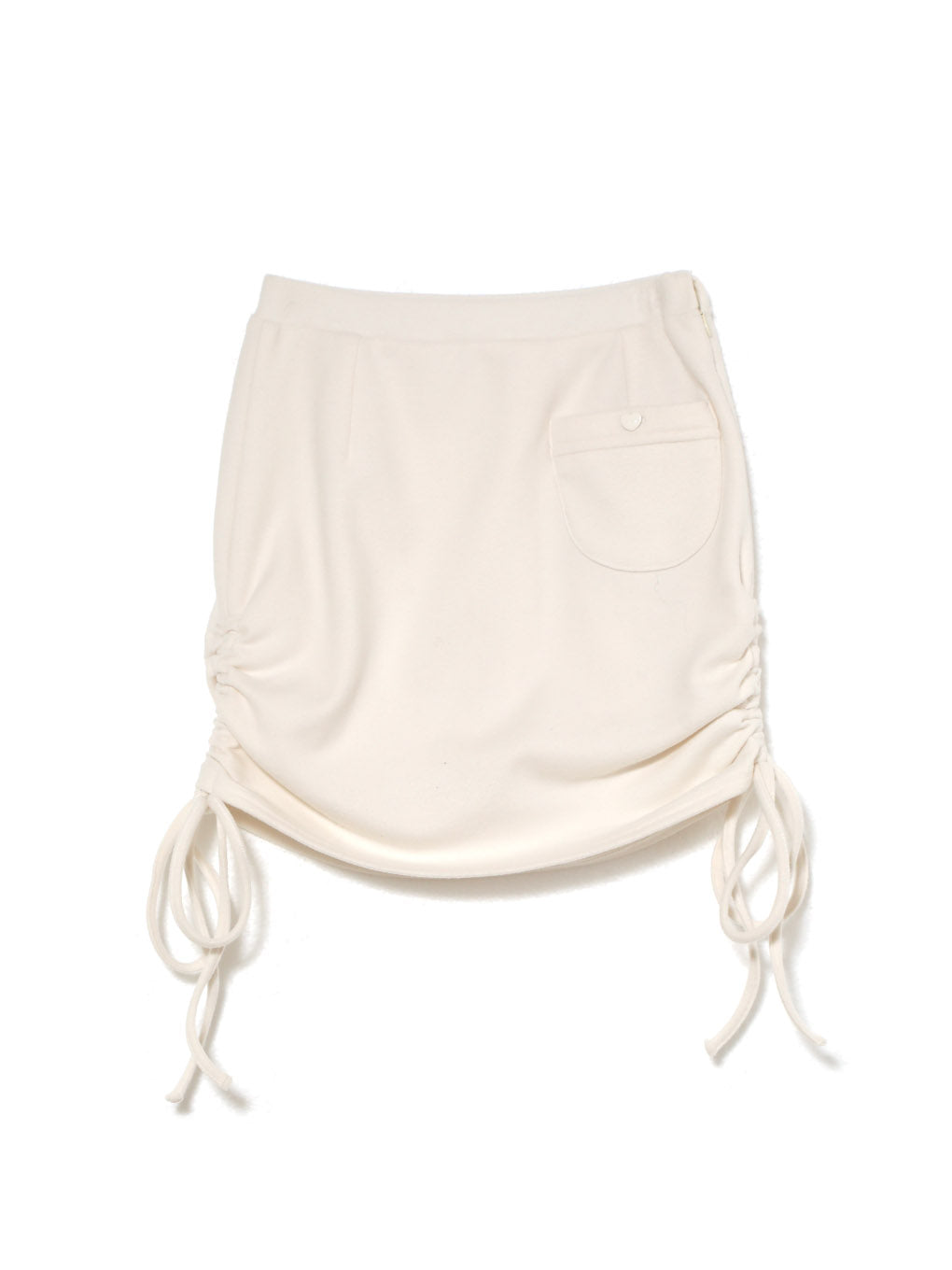 ANDMARY】Willow heart button mini skirt