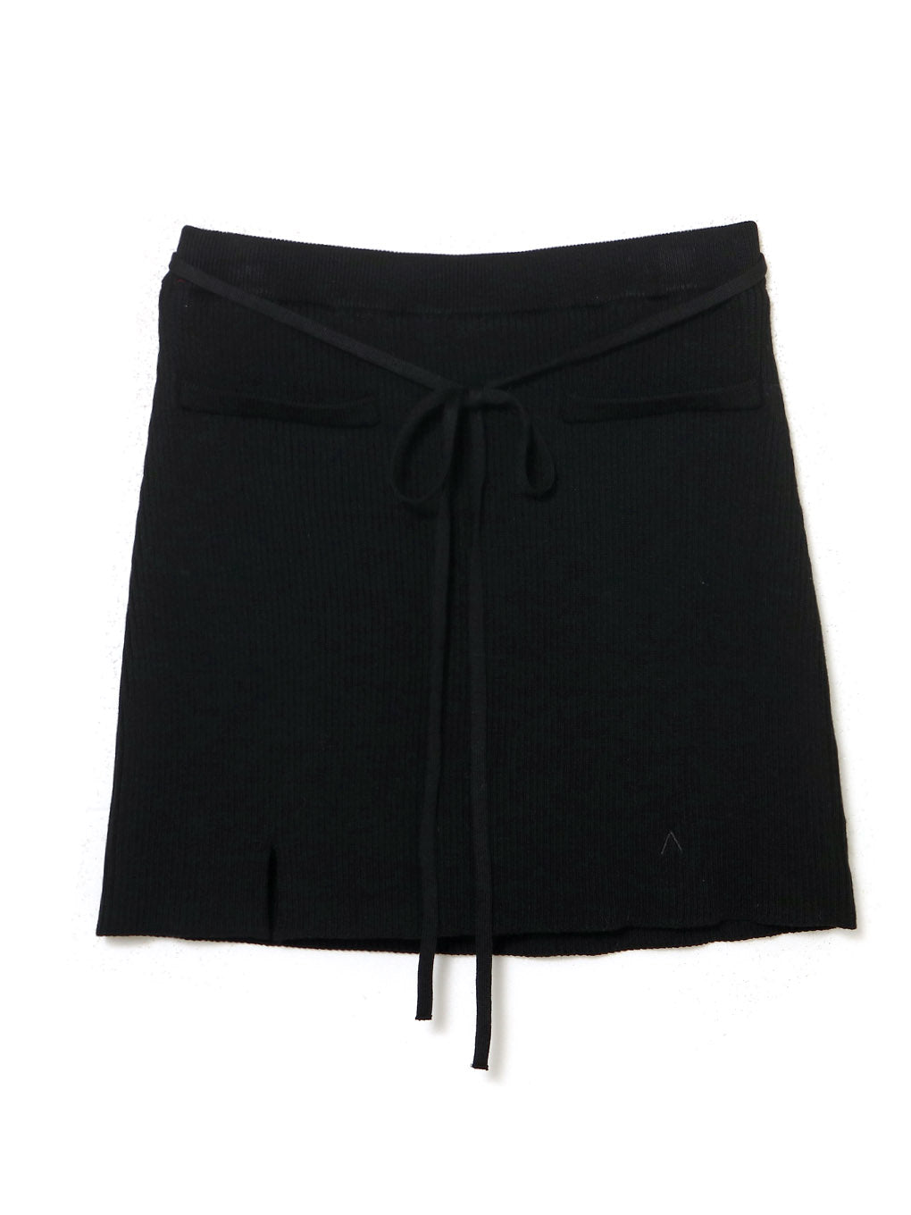 スカートのみLilly silk knit skirt black