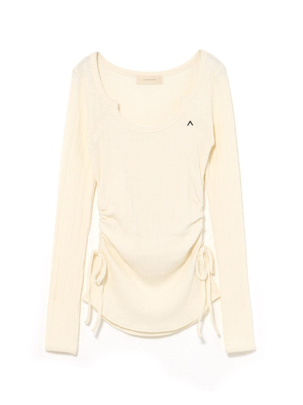 ANDMARY】Lala shirring ribbon tops