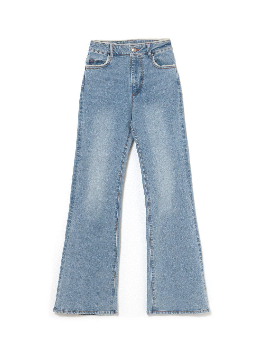 Heart stitch denim