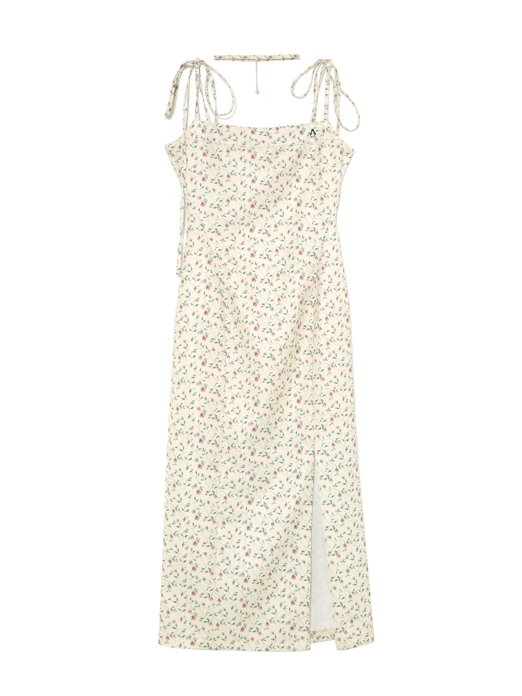 Flora ribbon long dress