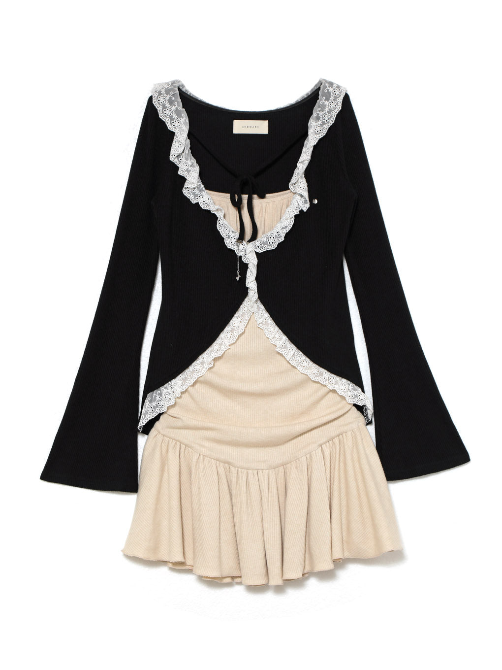 ANDMARY】Lilith gather set dress