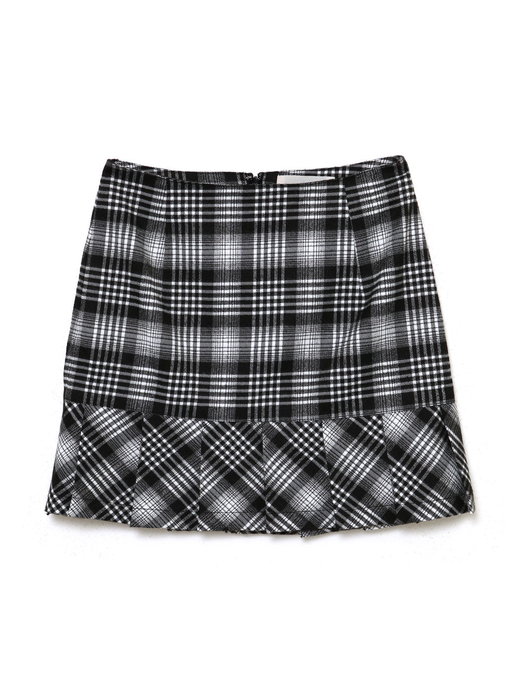 Lotta check mini skirt