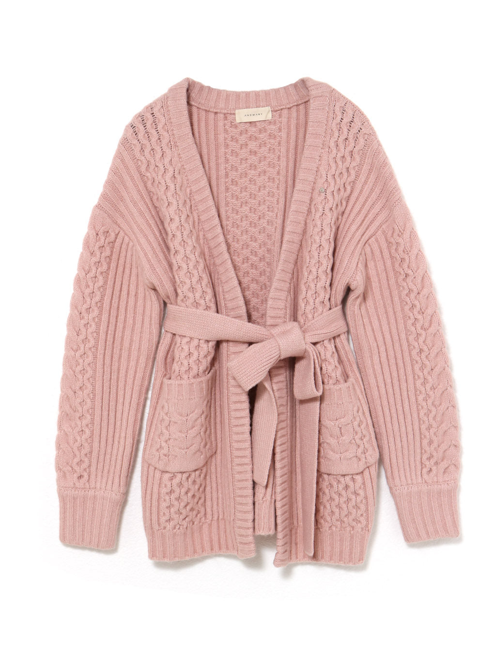 Andmary Hug knit cardigan set up 3点 セット SET UP