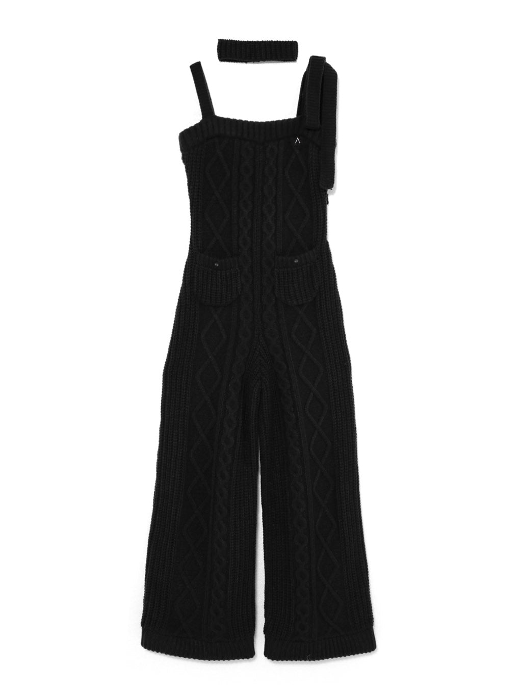 Cable knit rompers