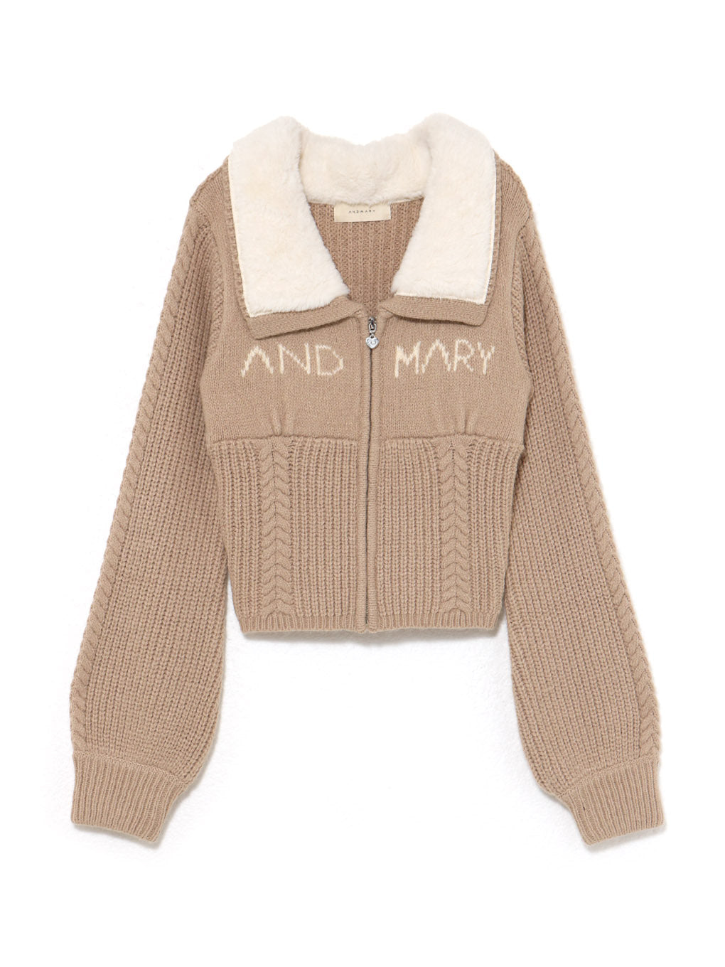 Mary logo zip tops