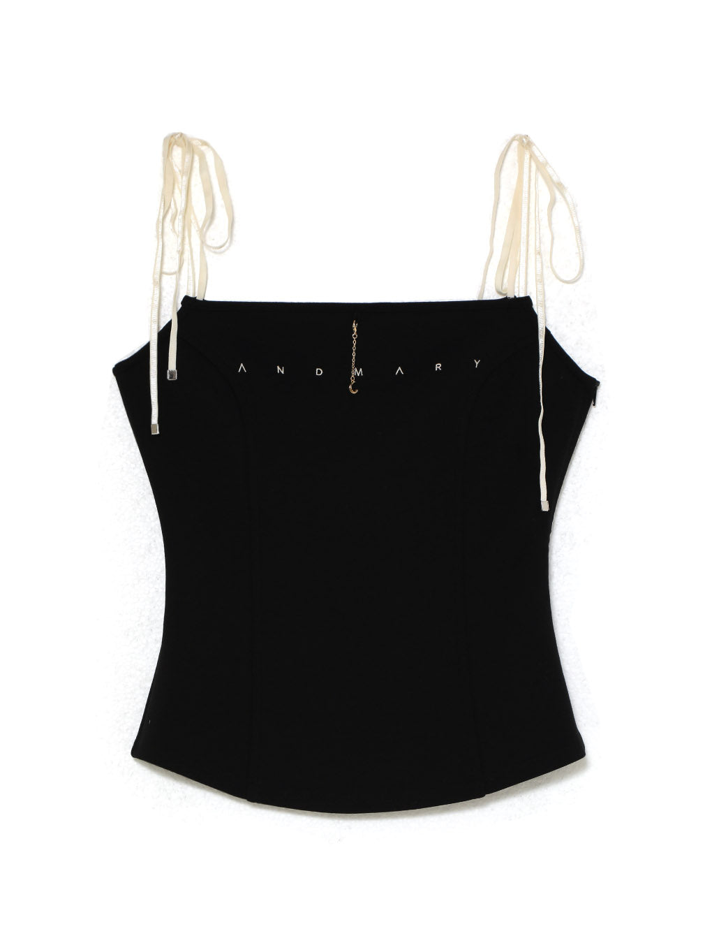 ANDMARY】Luna charm ribbon camisole