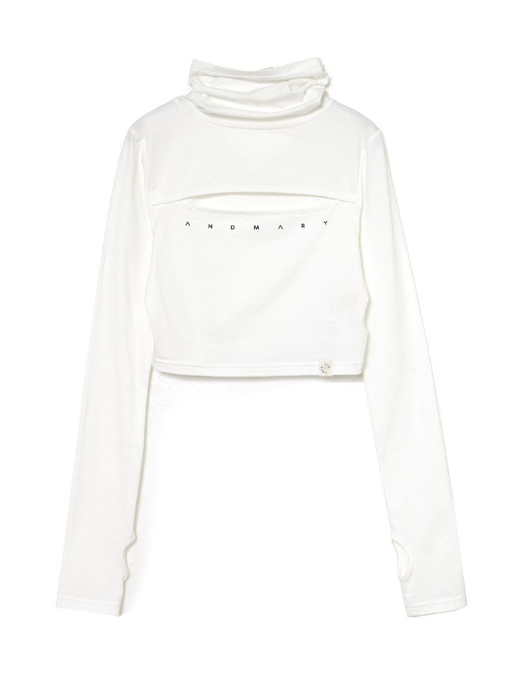 andmary Luna logo tops Blackトップス - カットソー(長袖/七分)