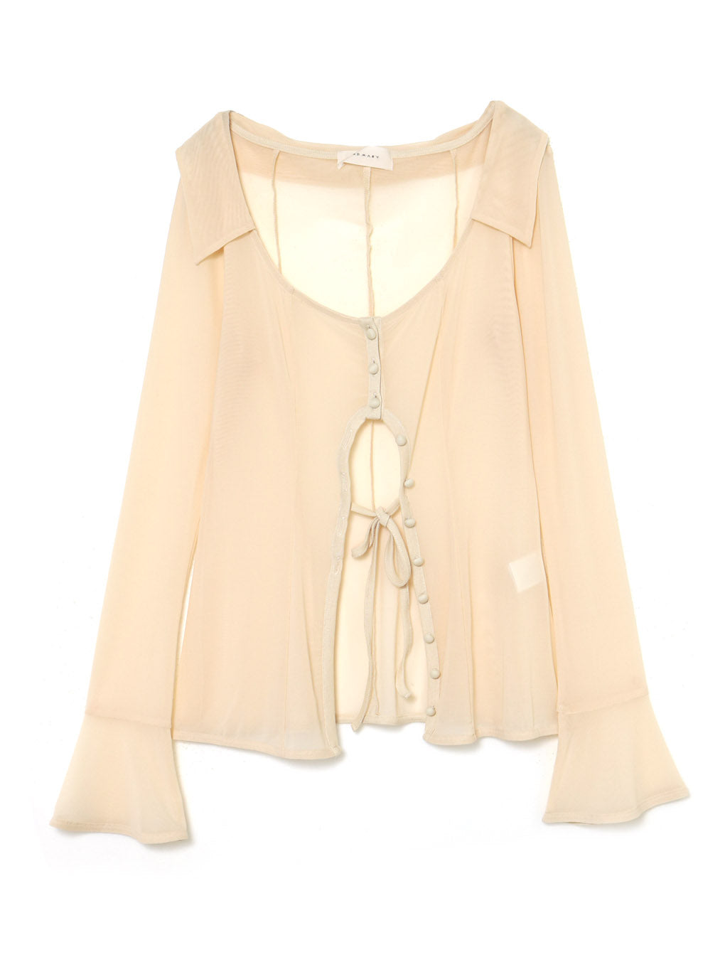 ANDMARY】Jean tulle cardigan