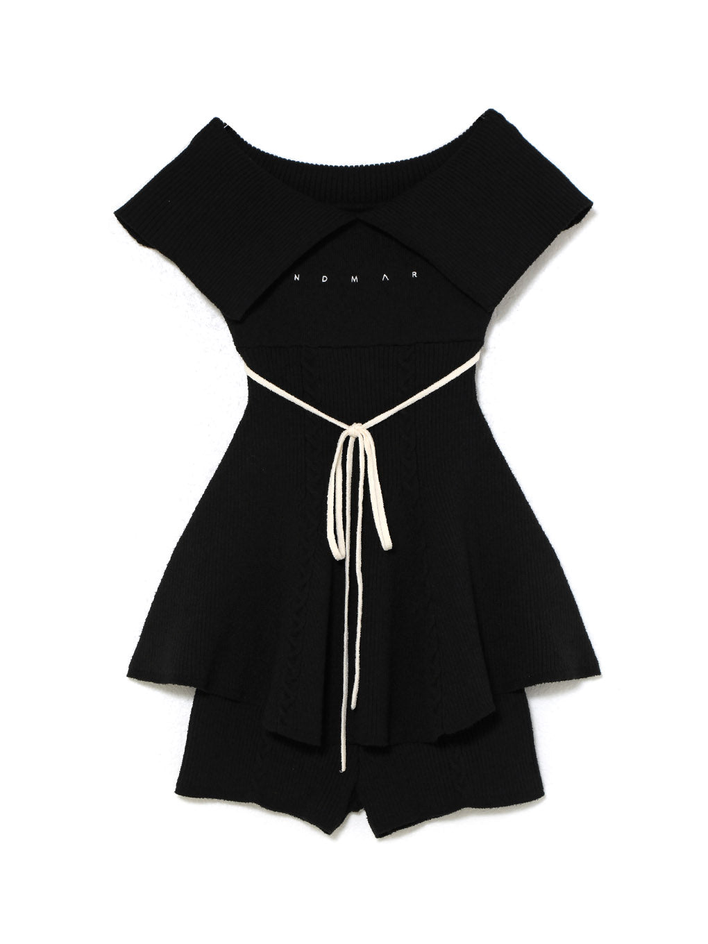 ANDMARY】Ellie peplum knit set up