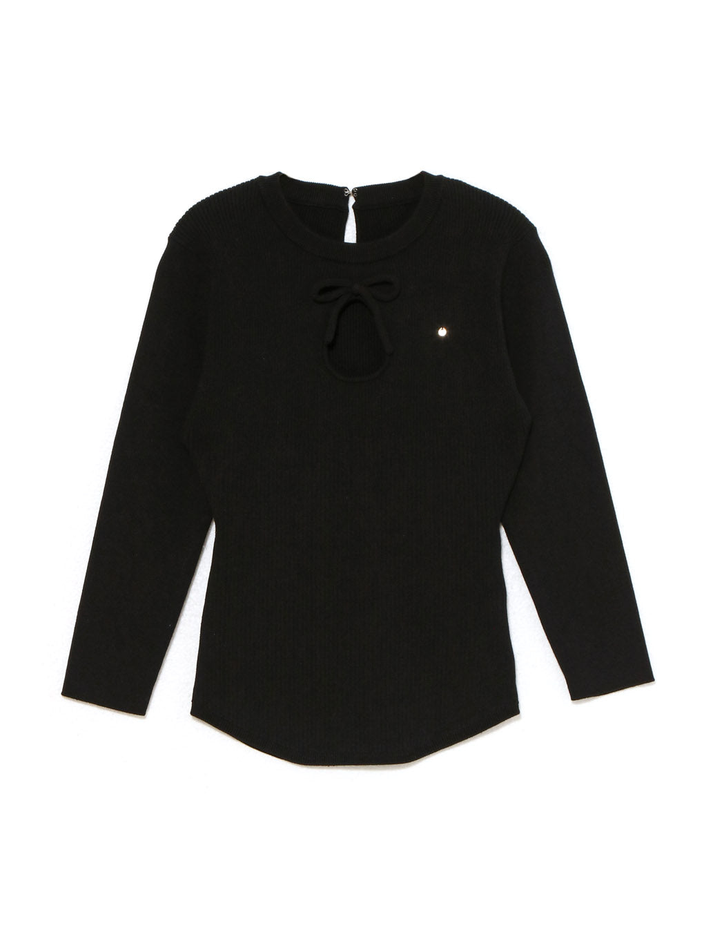 トップス AM1376 Amari ribbon tops baby BLACK ANDMARY】Amari ribbon tops