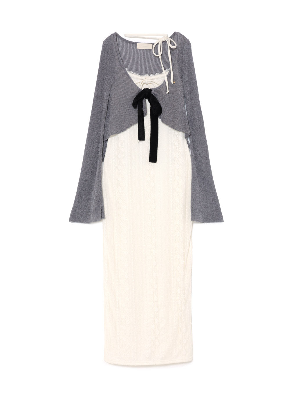 Aria flower set long dress