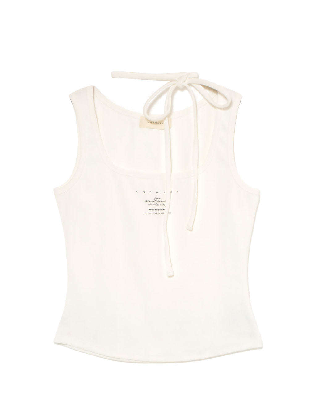 Message tank top