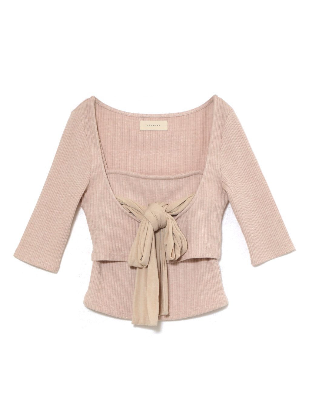ANDMARY】Stella ribbon tops