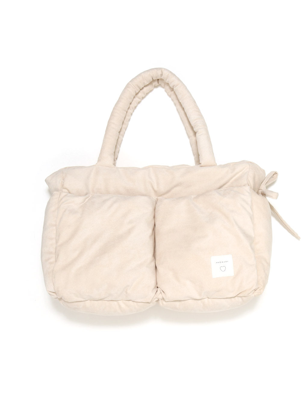 andmary Mary quilting suede bag　camel ANDMARY】Mary quilting suede bag