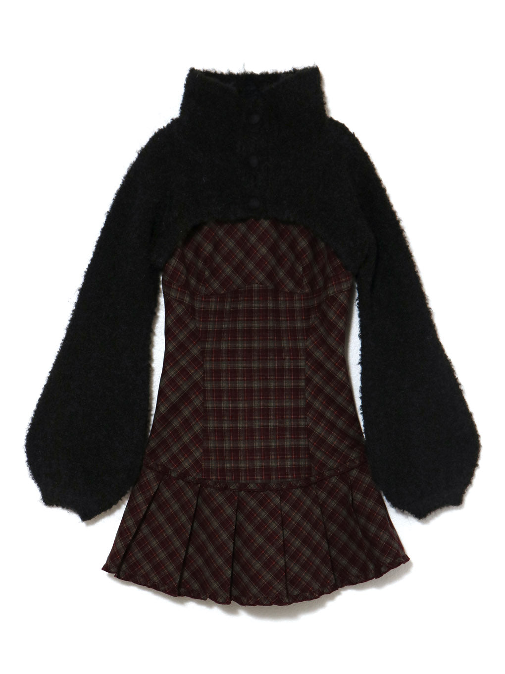 ANDMARY】Lulu check set mini dress