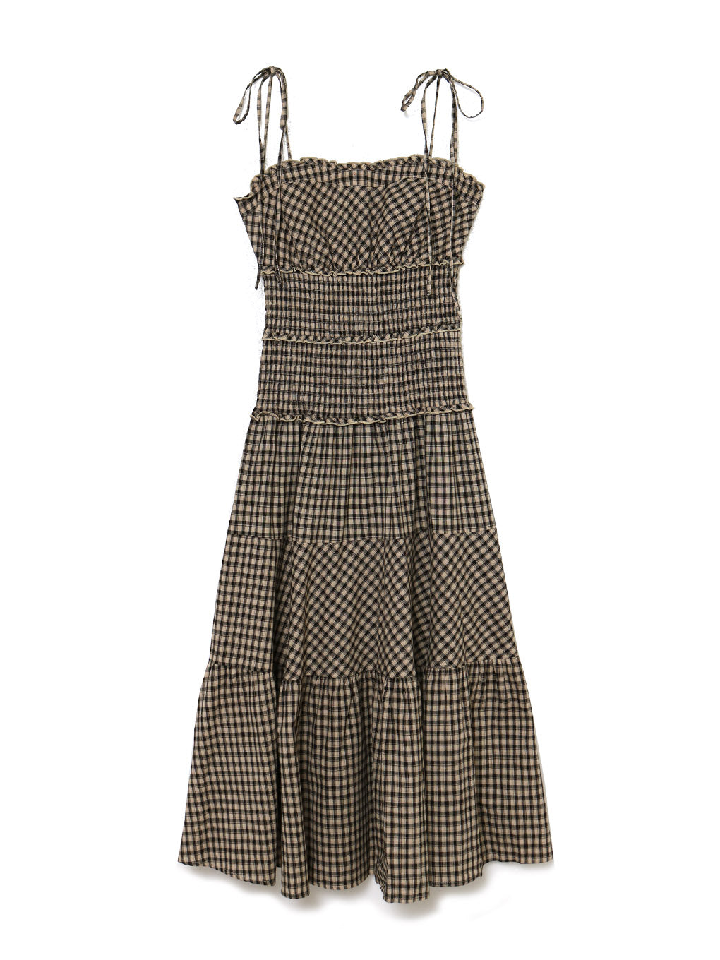 Audrey check dress