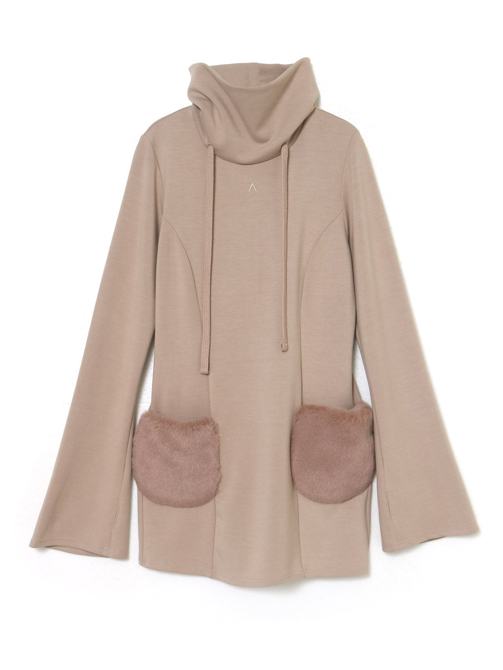 ANDMAANDMARY♡新品♡ Fur pocket mini dress beige