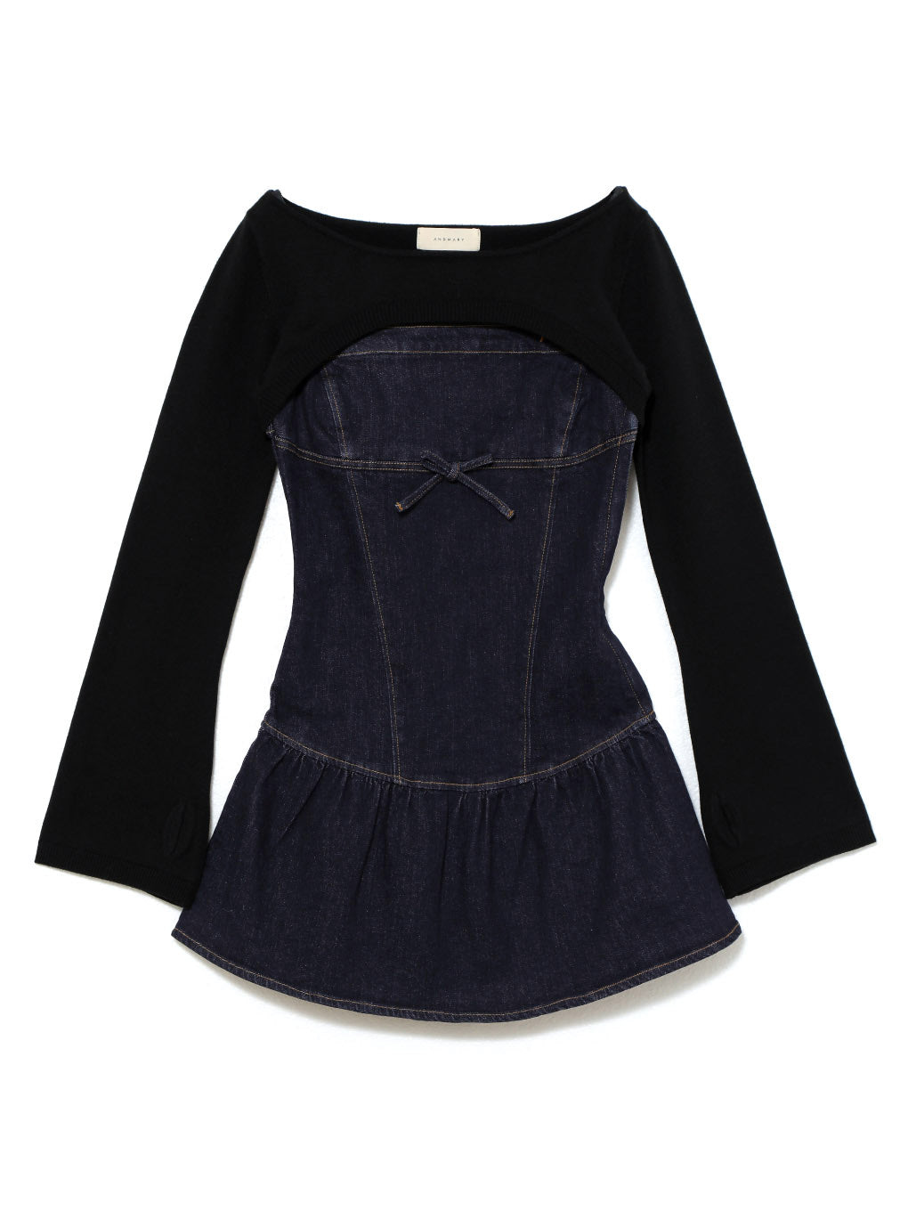 Bonnie denim mini dress