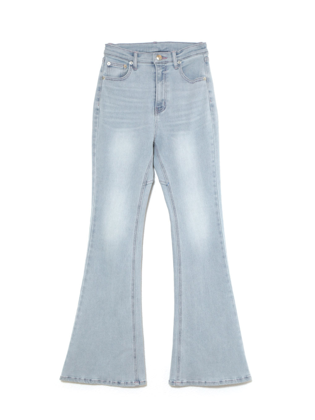 ANDMARY】Heart hip highwaist flare denim