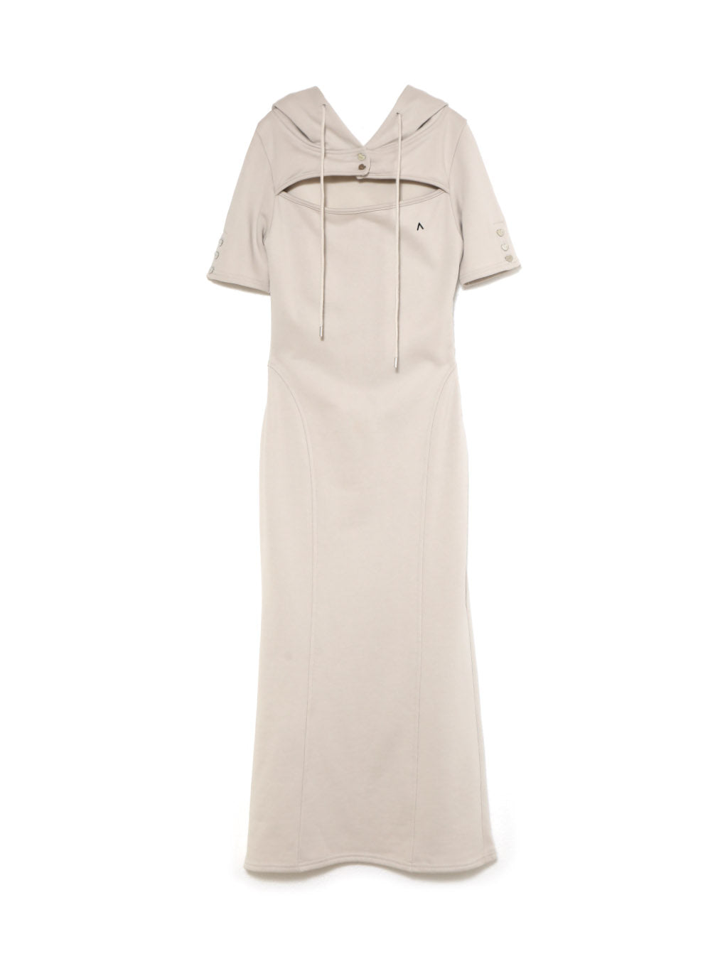ANDMARY】Heart button slit dress