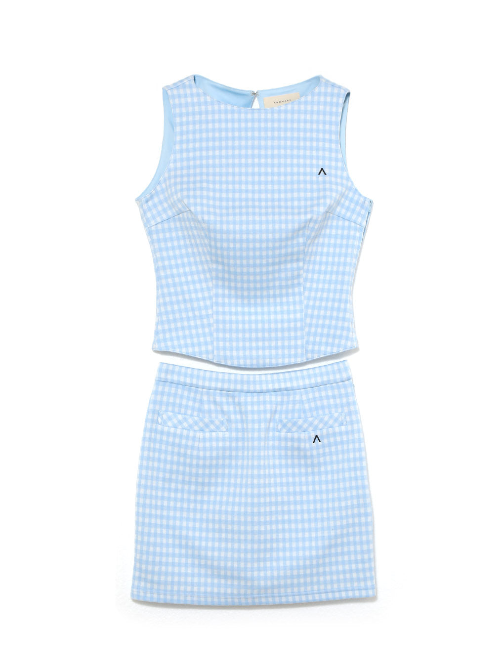 ANDMARY】Ruru gingham set up mini