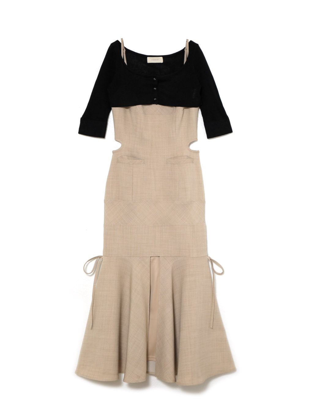 ワンピース andmary Lisa check long dress ANDMARY】Lisa check long dress