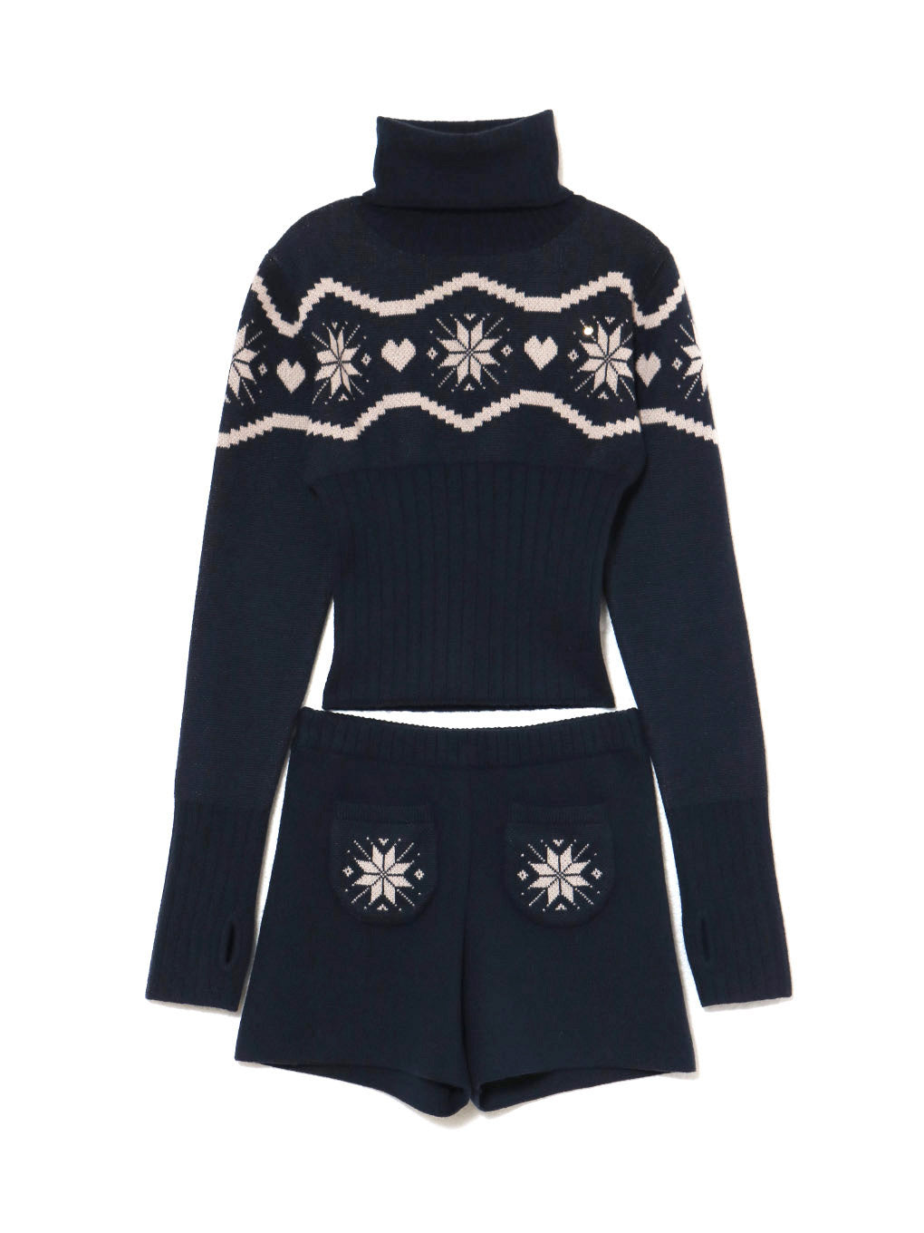 トップス andmary Holy knit set up ANDMARY】Holy knit set up