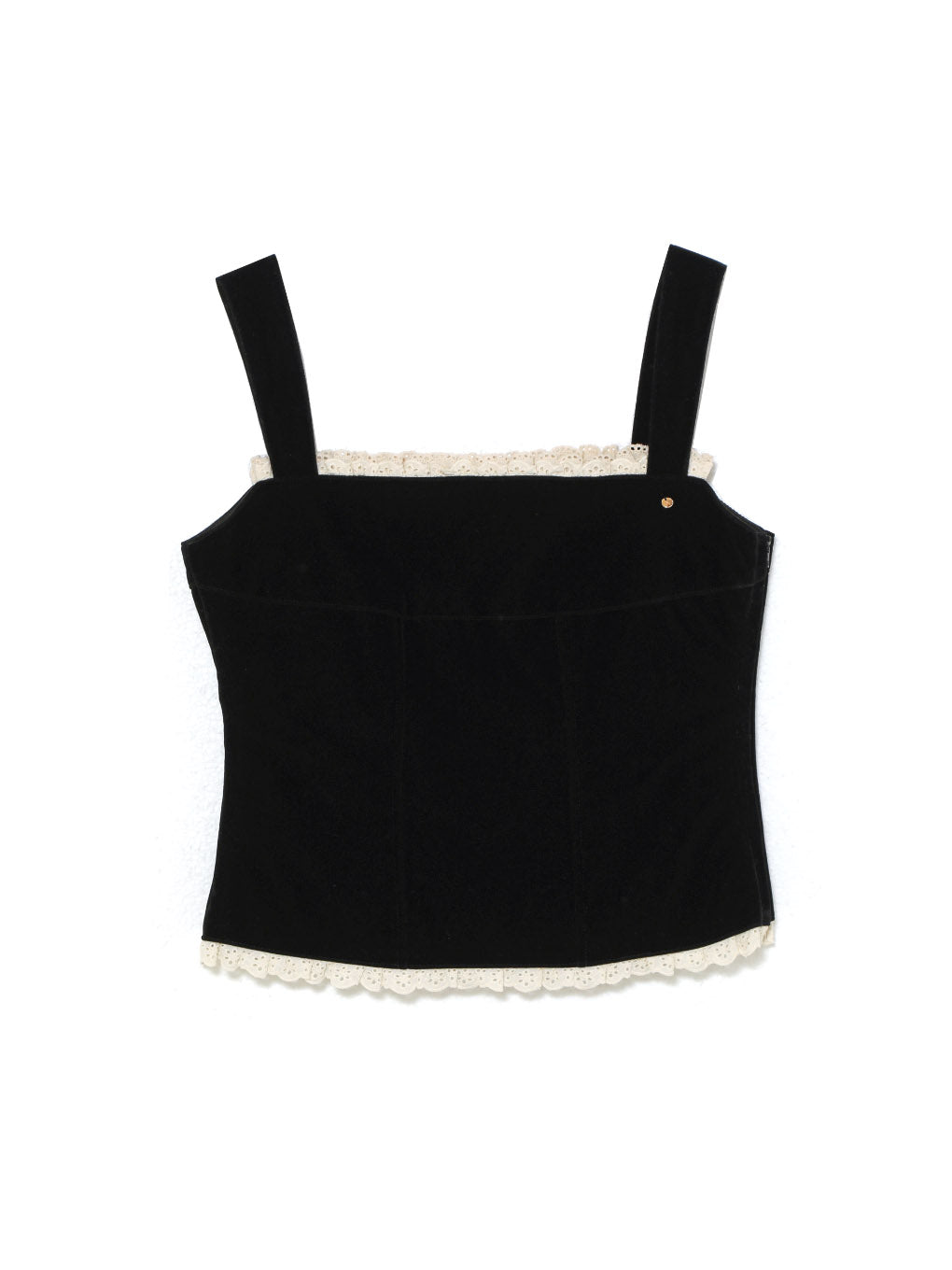 ANDMARY】Velour frill tops