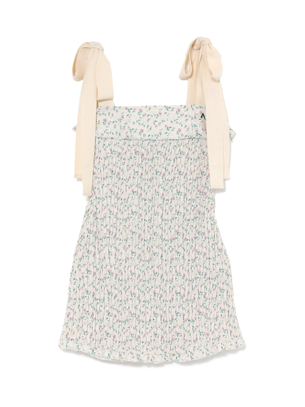 ANDMARY】Flora ribbon mini dress