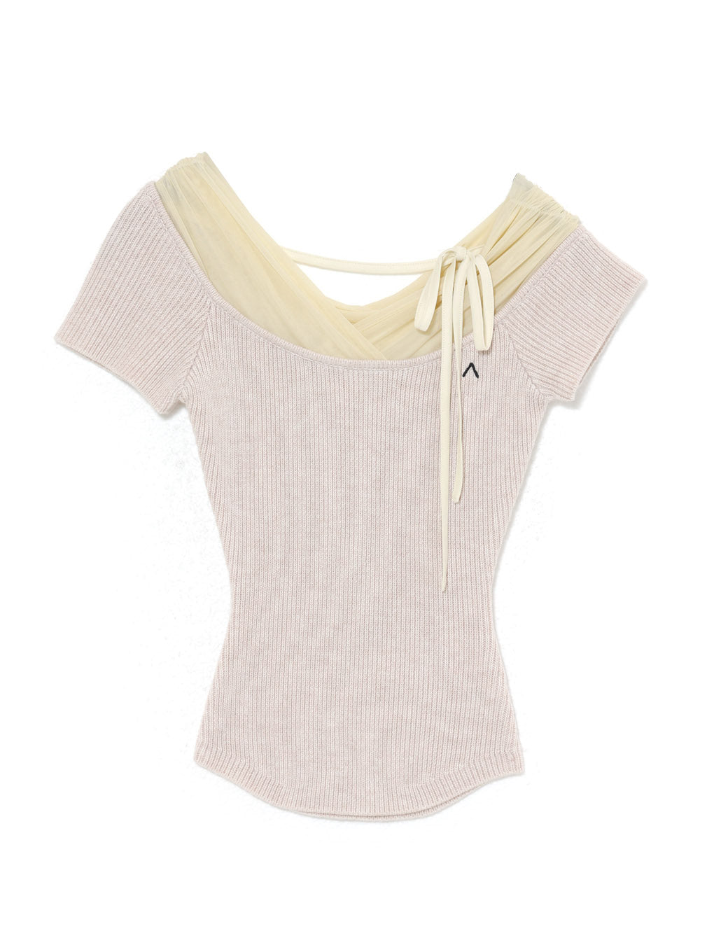 トップス andmary Annie tulle offshoulder tops ANDMARY】Annie tulle offshoulder tops