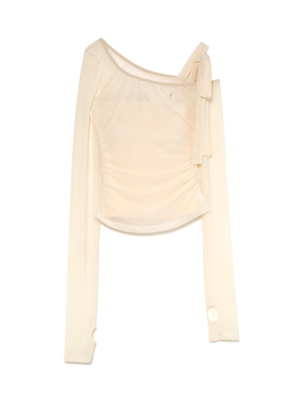 トップス Andmary Roy tulle set tops beige ANDMARY】Harper tulle set tops