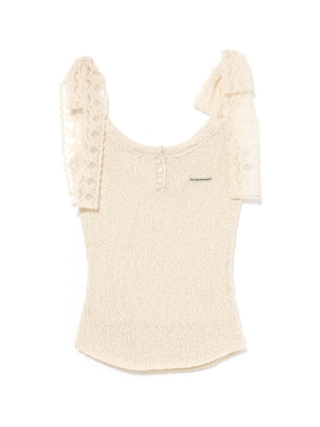 トップス Cotton ribbon tank AM1432 Cotton ribbon tank