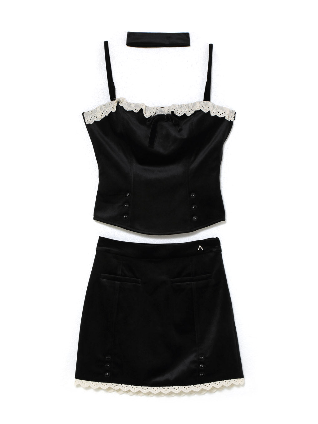 Camila velours lace set up