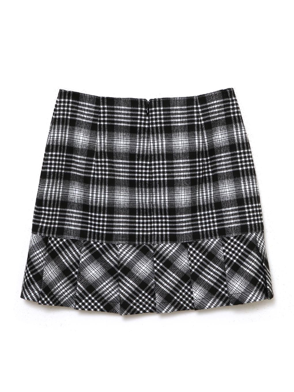 Lotta check mini skirt