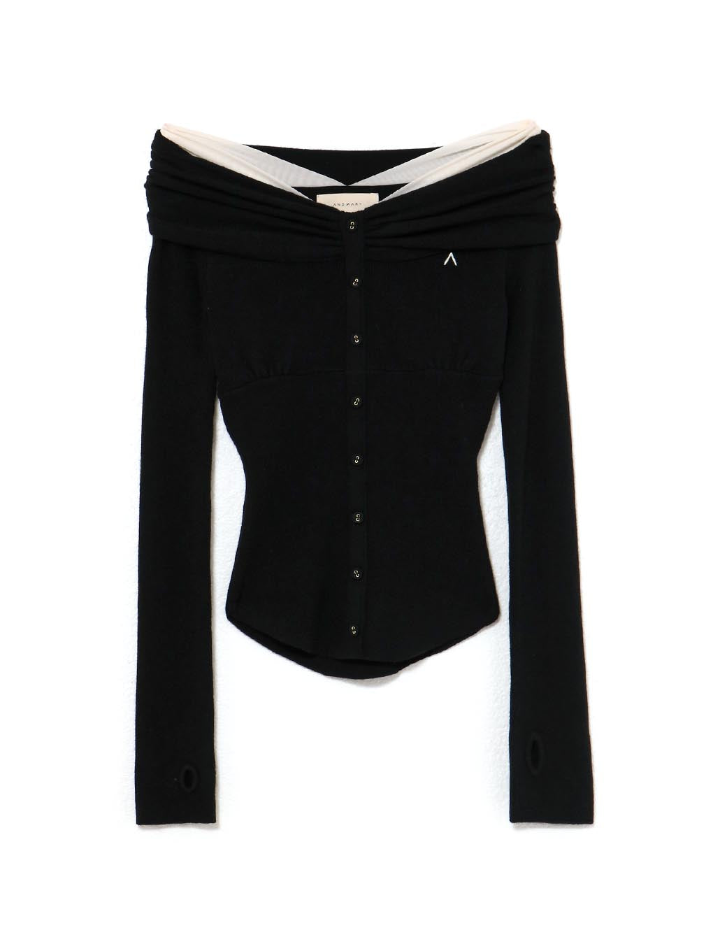 Shannon tulle knit tops