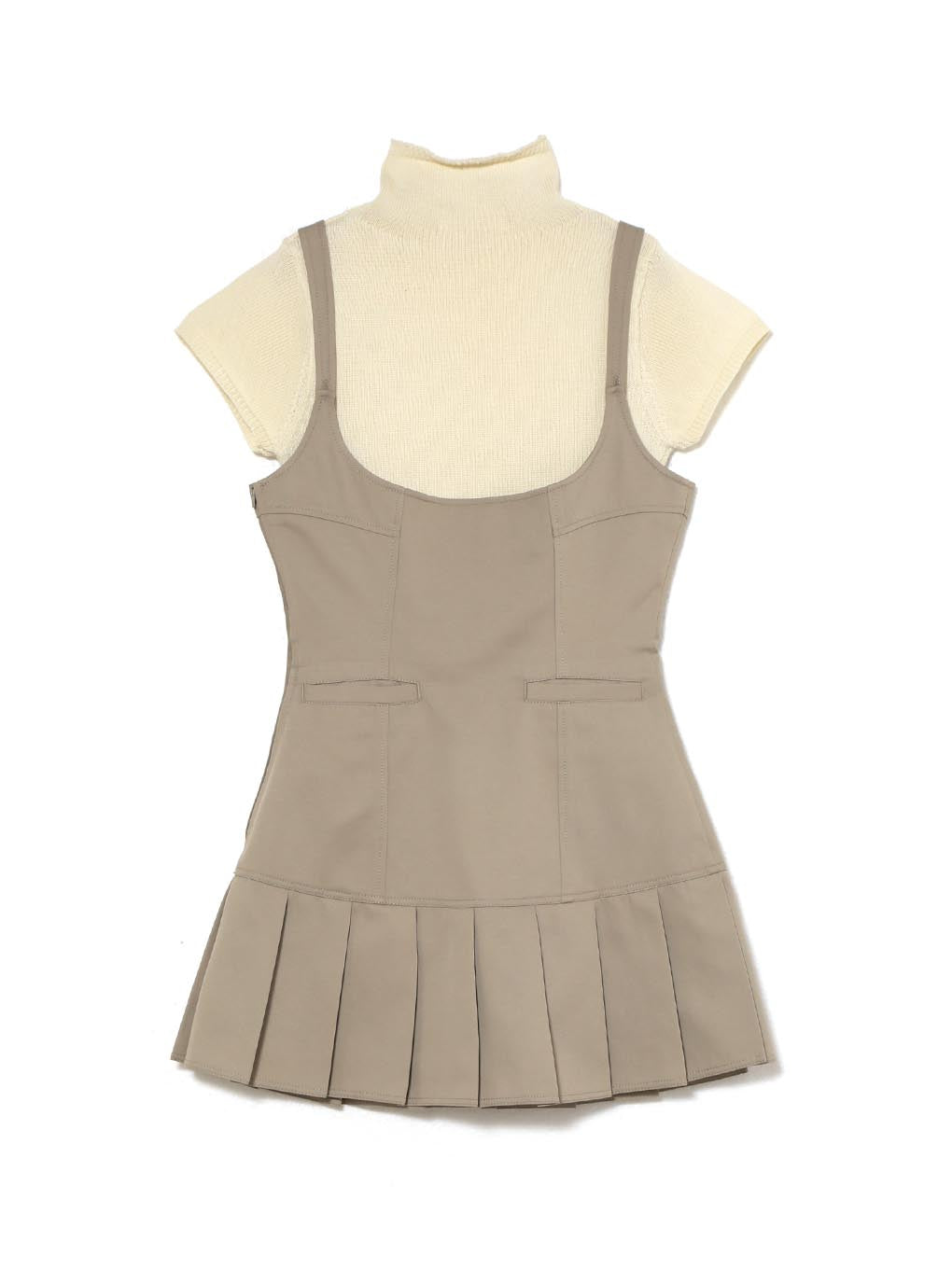 ANDMARY】Judy pleats salopette set up