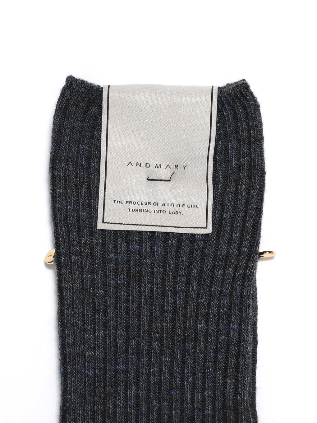 Rib knee high sox