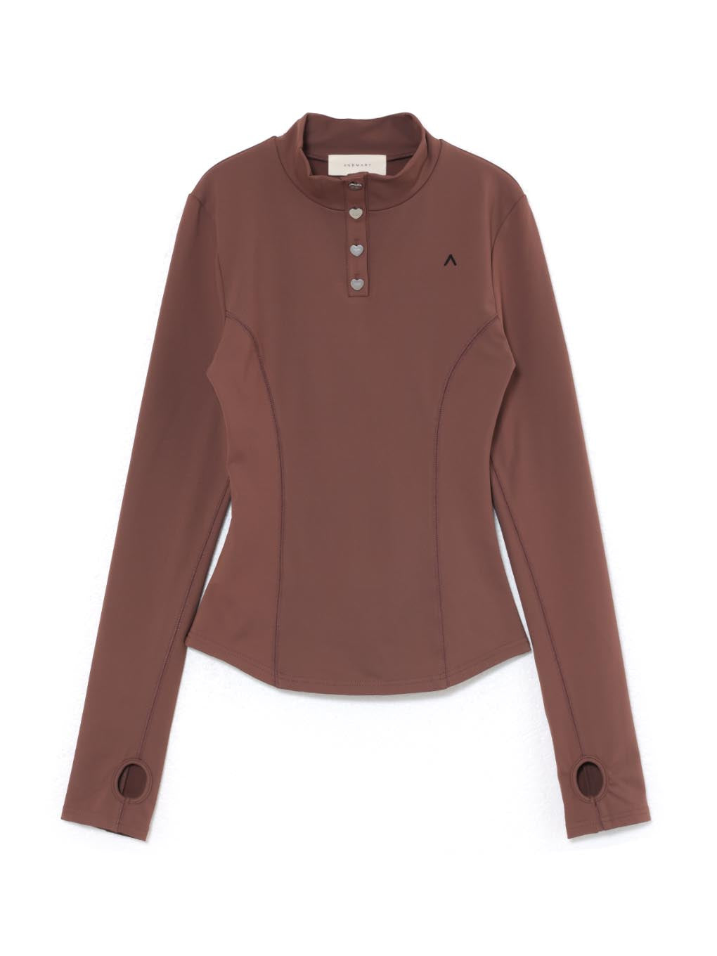 Heart button fit tops