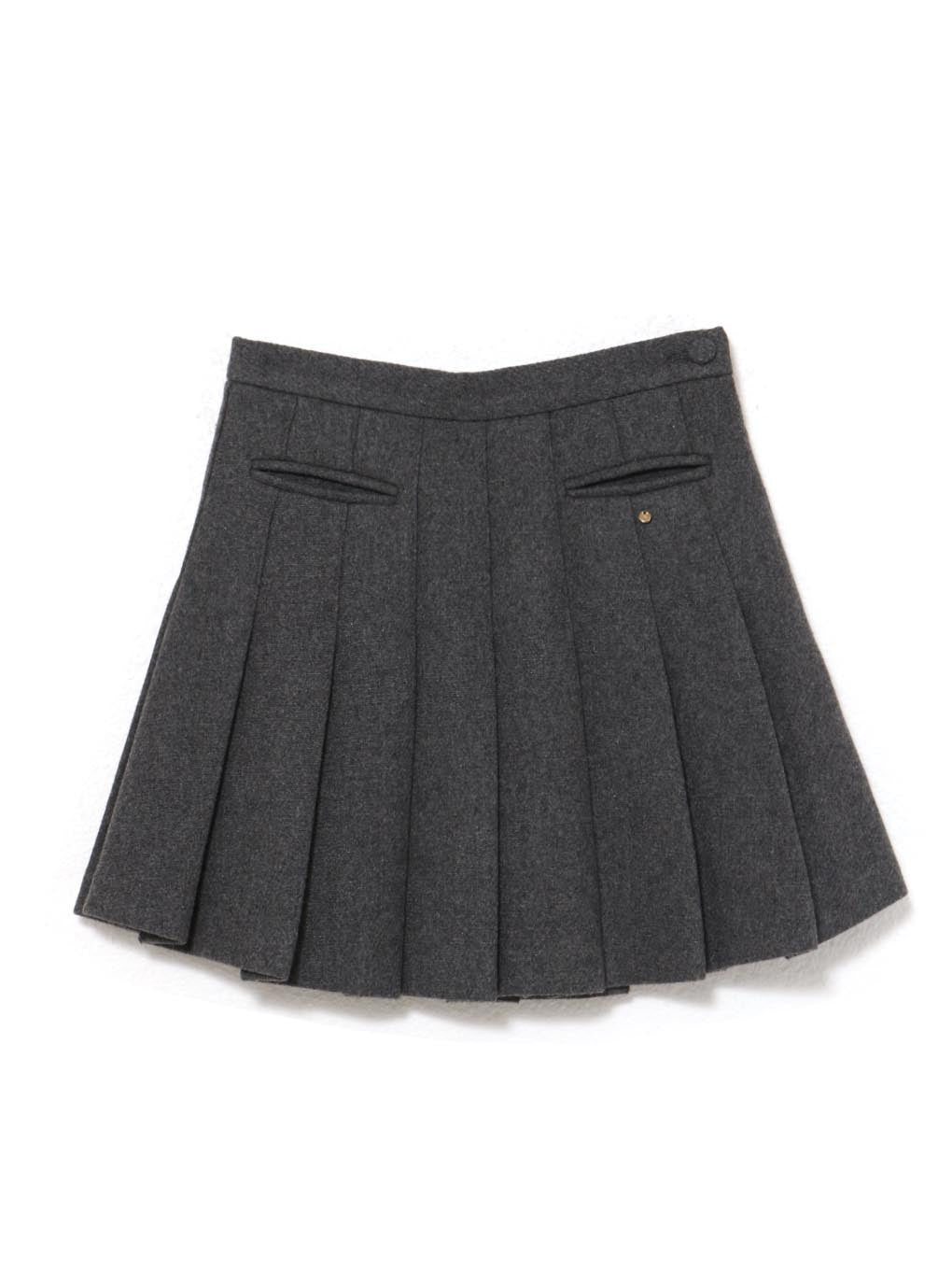 パンツ andmary Doll mini pants black ANDMARY】Back ribbon mini skirt