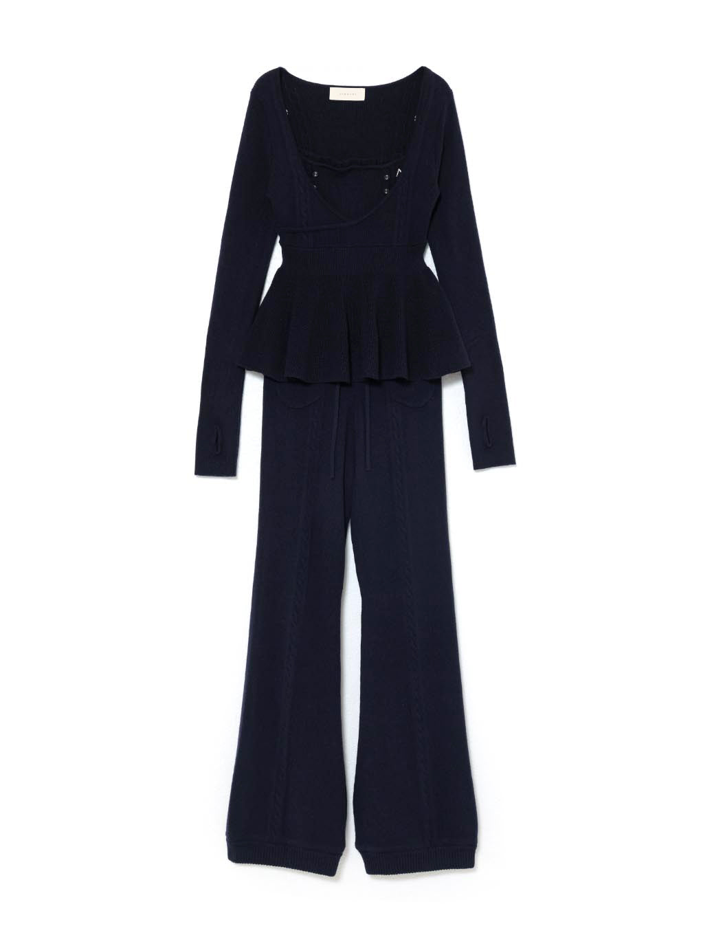 Lona peplum pants set up