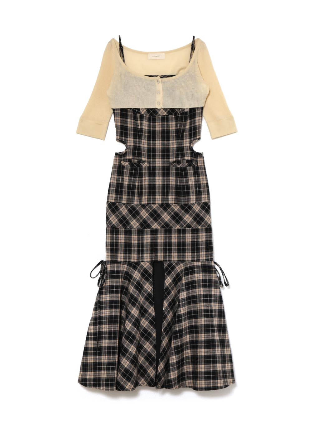 ANDMARY】Lisa check long dress