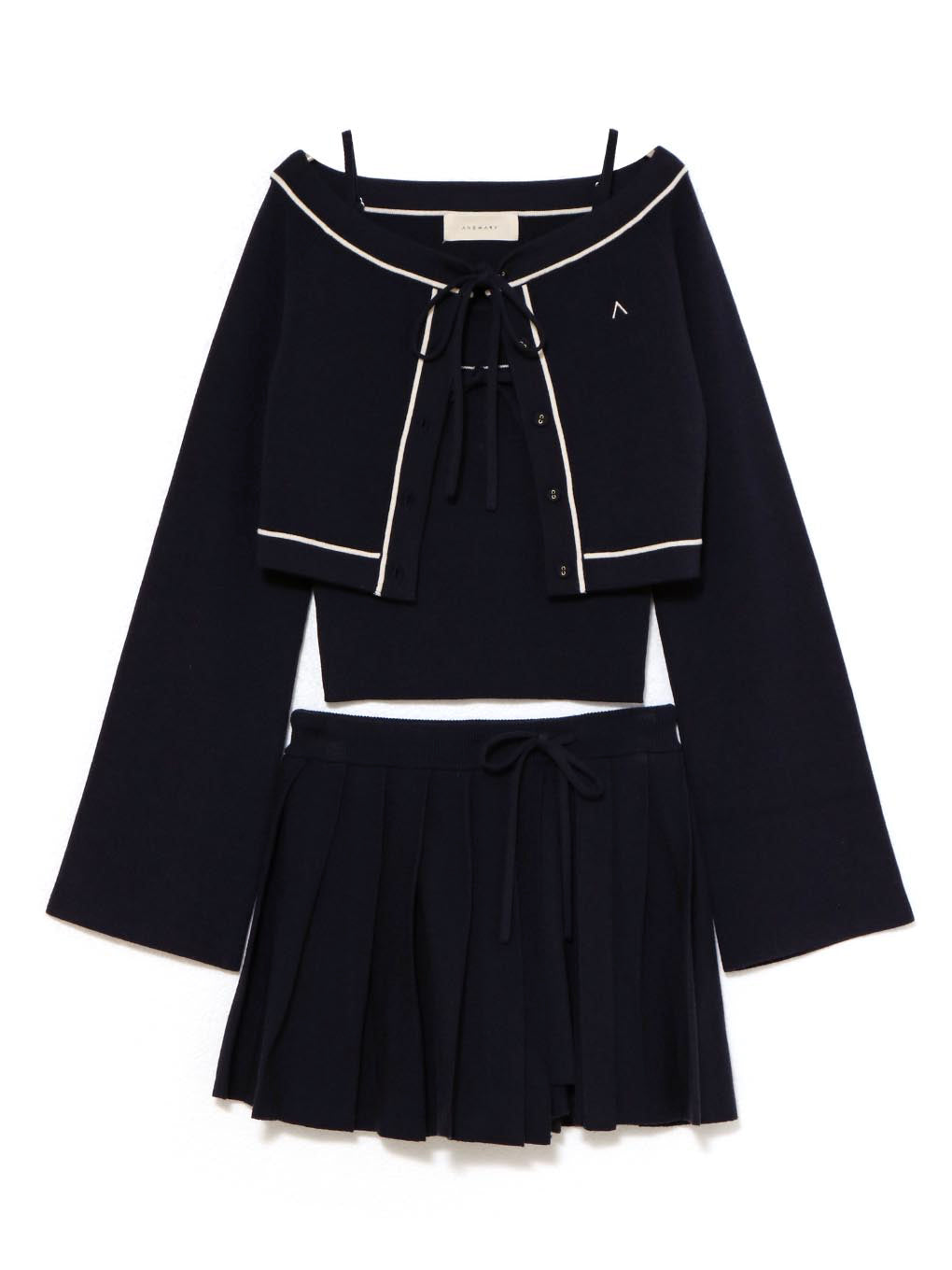 【即日発送】Jennie line knit setup /ANDMARY ANDMARY】Jennie line knit set up